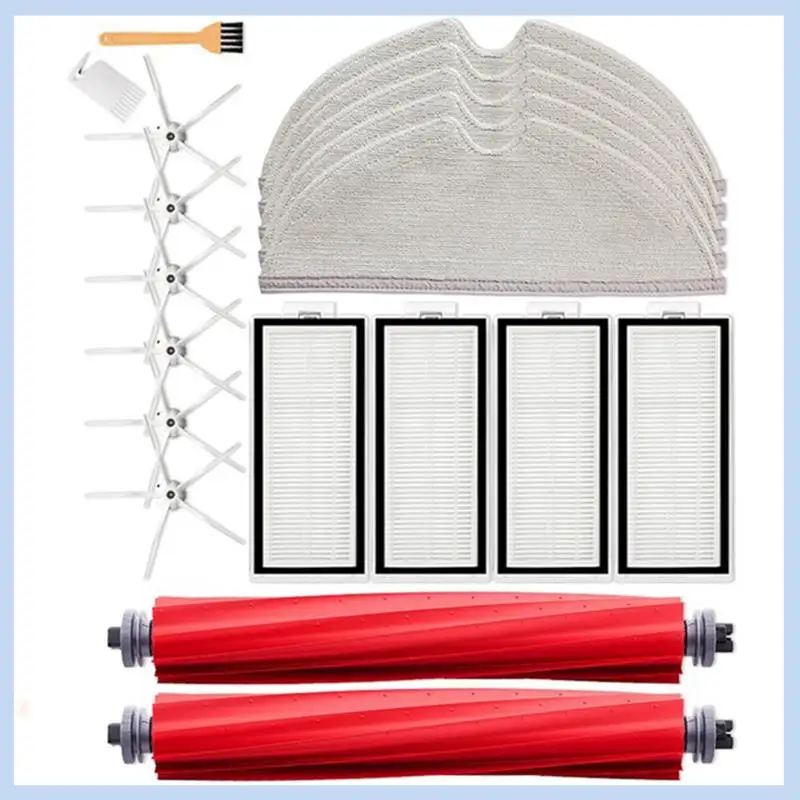AS63-Main Side Brush Hepa Filter Mop Rags For Roborock Q7 Max, Q7 Max+, T8 Robot Vacuum Cleaner Accessories Spare Parts
AS63-Main Side Brush Hepa Filter Mop Rags For Roborock Q7 Max, Q7 Max+, T8 Robot Vacuum Cleaner Accessories Spare Parts