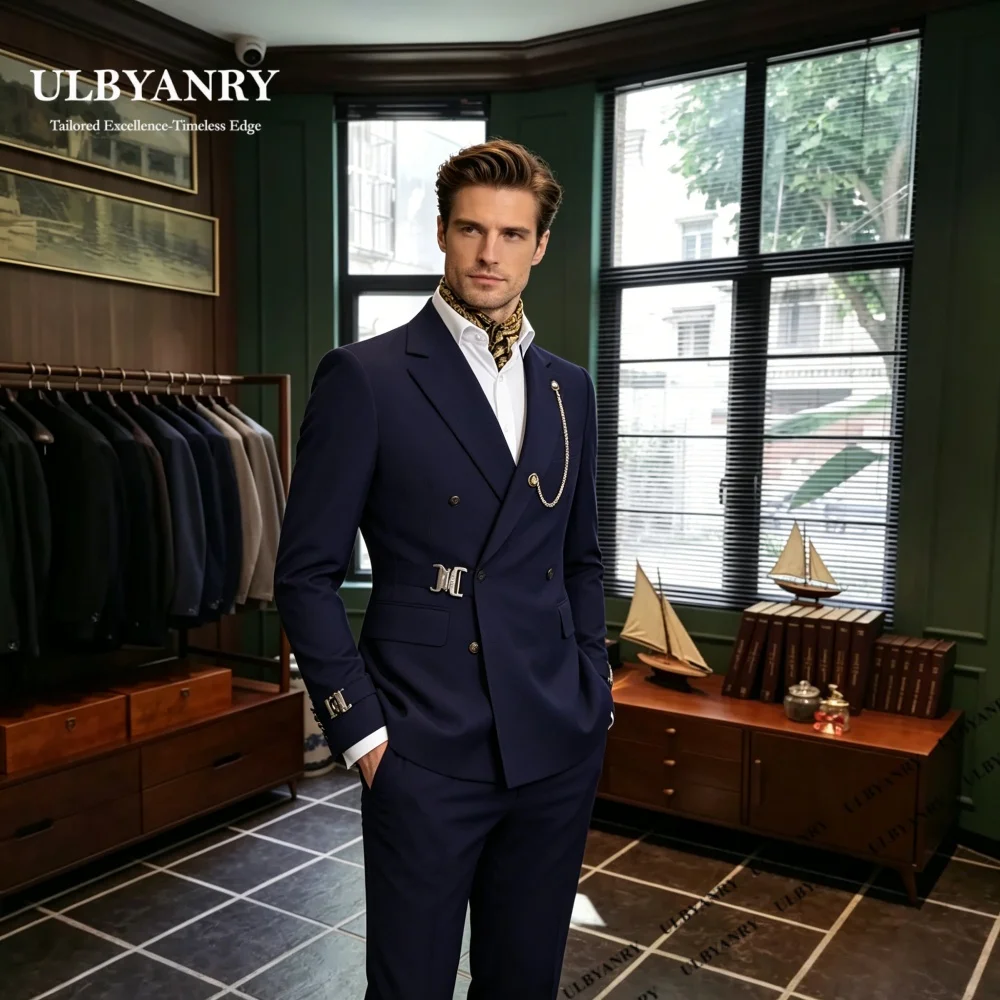 Casual Smart Suit Set for Men, Metal Snap Notch lapel Formal 2-Pieces Suit (Jacket Pants) XXS-7XL Customized Blazer Trousers
Casual Smart Suit Set for Men, Metal Snap Notch lapel Formal 2-Pieces Suit (Jacket Pants) XXS-7XL Customized Blazer Trousers
