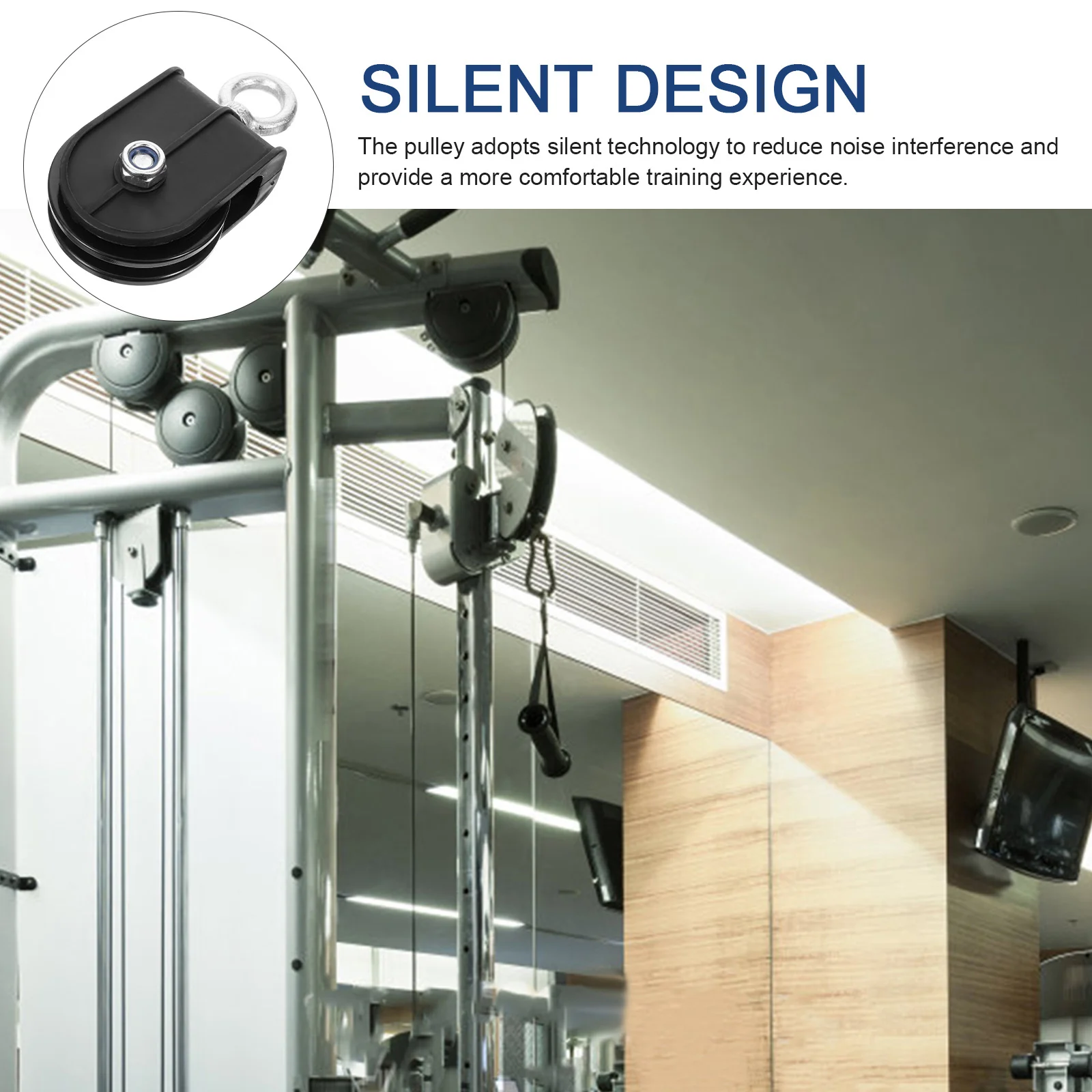 Aluminum Alloy Cable Pulley Wheel Smooth Sliding Fitness Supplies for Weight Pulley System Home Gym Cable Machine Attachments
Aluminum Alloy Cable Pulley Wheel Smooth Sliding Fitness Supplies for Weight Pulley System Home Gym Cable Machine Attachments