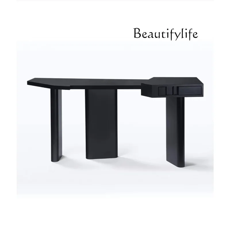 Light luxury Nordic desk Italian minimalist desk simple home study solid wood computer desk light luxury
Light luxury Nordic desk Italian minimalist desk simple home study solid wood computer desk light luxury