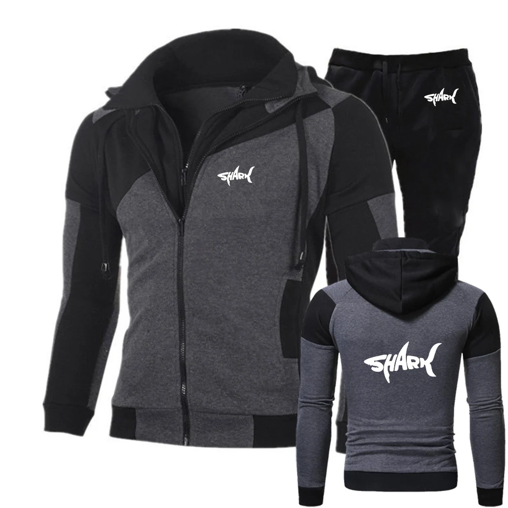 Men's Shark pattern Logo Print Suitable Spring Autumn Autumn Best Seller Anti Collision Shirt Hoodies Pants Sports Suits
Men's Shark pattern Logo Print Suitable Spring Autumn Autumn Best Seller Anti Collision Shirt Hoodies Pants Sports Suits