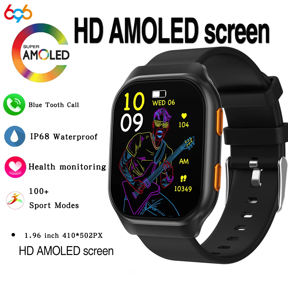 1,96-дюймовый AMOLED-экран для мужчин и женщин, спортивные умные часы для фитнеса, голосовой помощник, умные часы с синим зубом, IP68, водонепроницаемые
1,96-дюймовый AMOLED-экран для мужчин и женщин, спортивные умные часы для фитнеса, голосовой помощник, умные часы с синим зубом, IP68, водонепроницаемые
