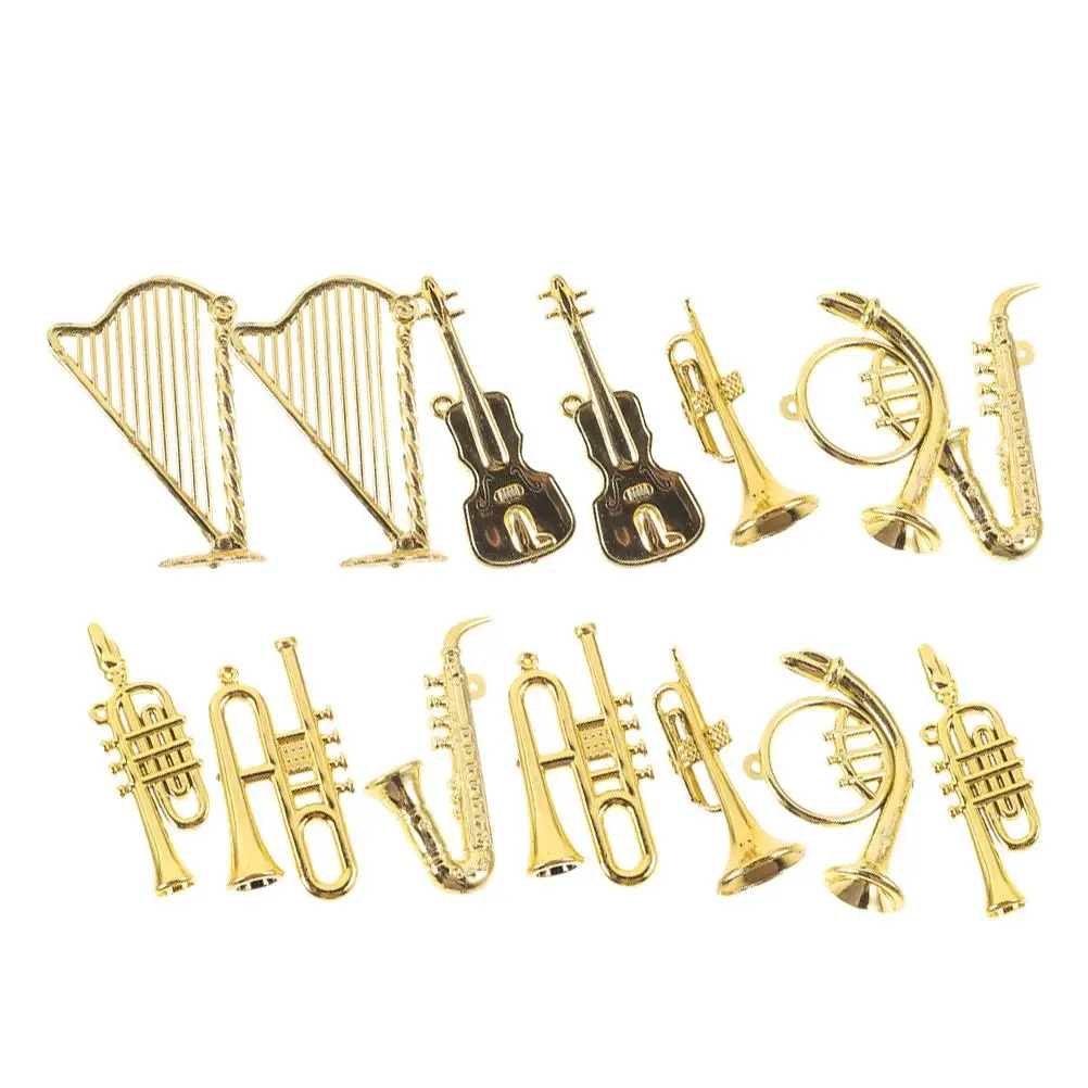 14 Pcs Mini Musical Instruments Resin Plastic Decorative Pendents Hanging Accessories DIY Craft Garden Supplies
14 Pcs Mini Musical Instruments Resin Plastic Decorative Pendents Hanging Accessories DIY Craft Garden Supplies