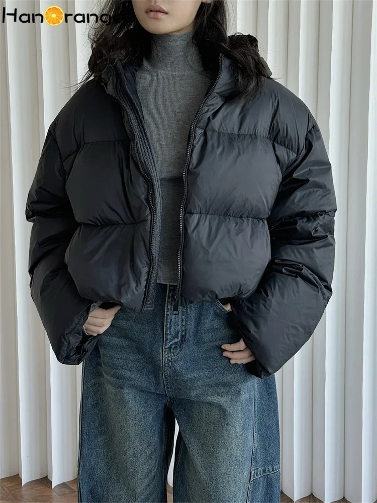 HanOrange 2024 Winter Vintage High Waist Women 90% Duck Down Jacket Hooded Thick Warm Short Coat Black/Off White/Purple
HanOrange 2024 Winter Vintage High Waist Women 90% Duck Down Jacket Hooded Thick Warm Short Coat Black/Off White/Purple