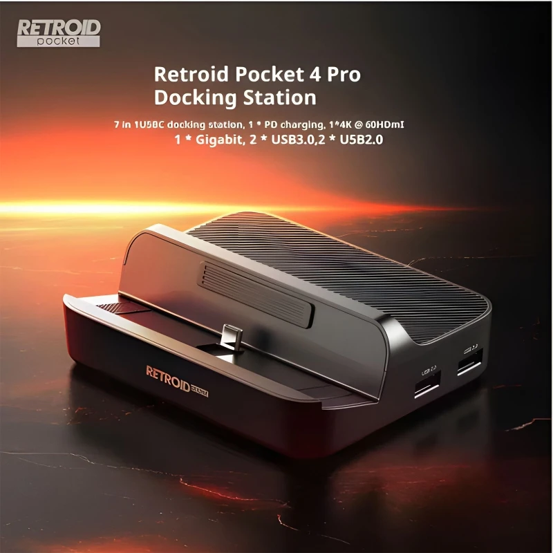 Ergonomic Accessory Dock Station For Retroid Pocket 5 Travel Friendly Game Machines Provides Big Screen
Ergonomic Accessory Dock Station For Retroid Pocket 5 Travel Friendly Game Machines Provides Big Screen