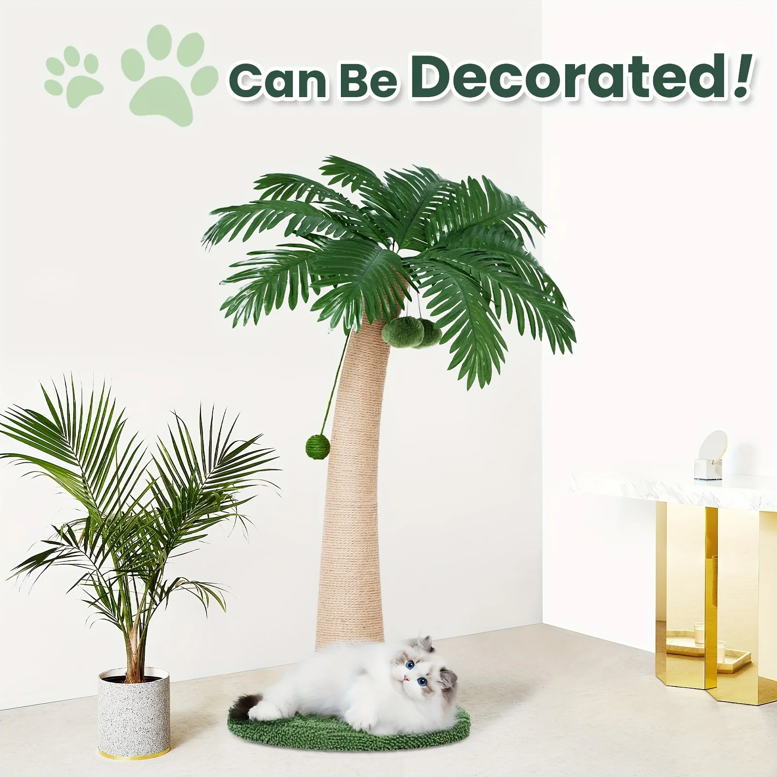 TSCOMON 43 Inches Cat Scratching Post, Large Cat Scratching Post, Sisal Scratcher with 3 Hanging Pompoms for Indoor Cats (Tall R
TSCOMON 43 Inches Cat Scratching Post, Large Cat Scratching Post, Sisal Scratcher with 3 Hanging Pompoms for Indoor Cats (Tall R