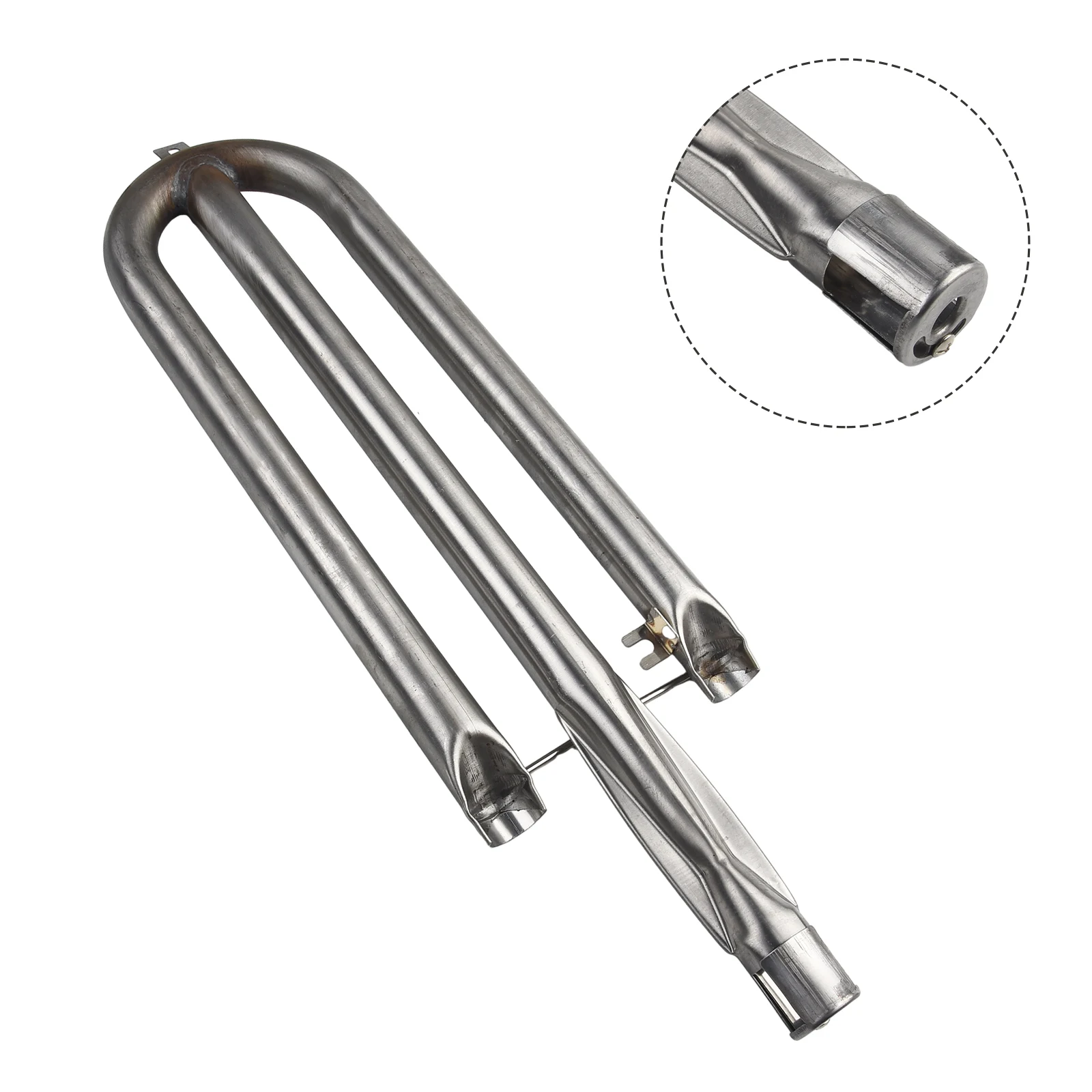 New Practical Grill Burner For More Concentrated L48cm Gas Grill Oxygen Inlet Replacement Parts Stainless Steel
New Practical Grill Burner For More Concentrated L48cm Gas Grill Oxygen Inlet Replacement Parts Stainless Steel