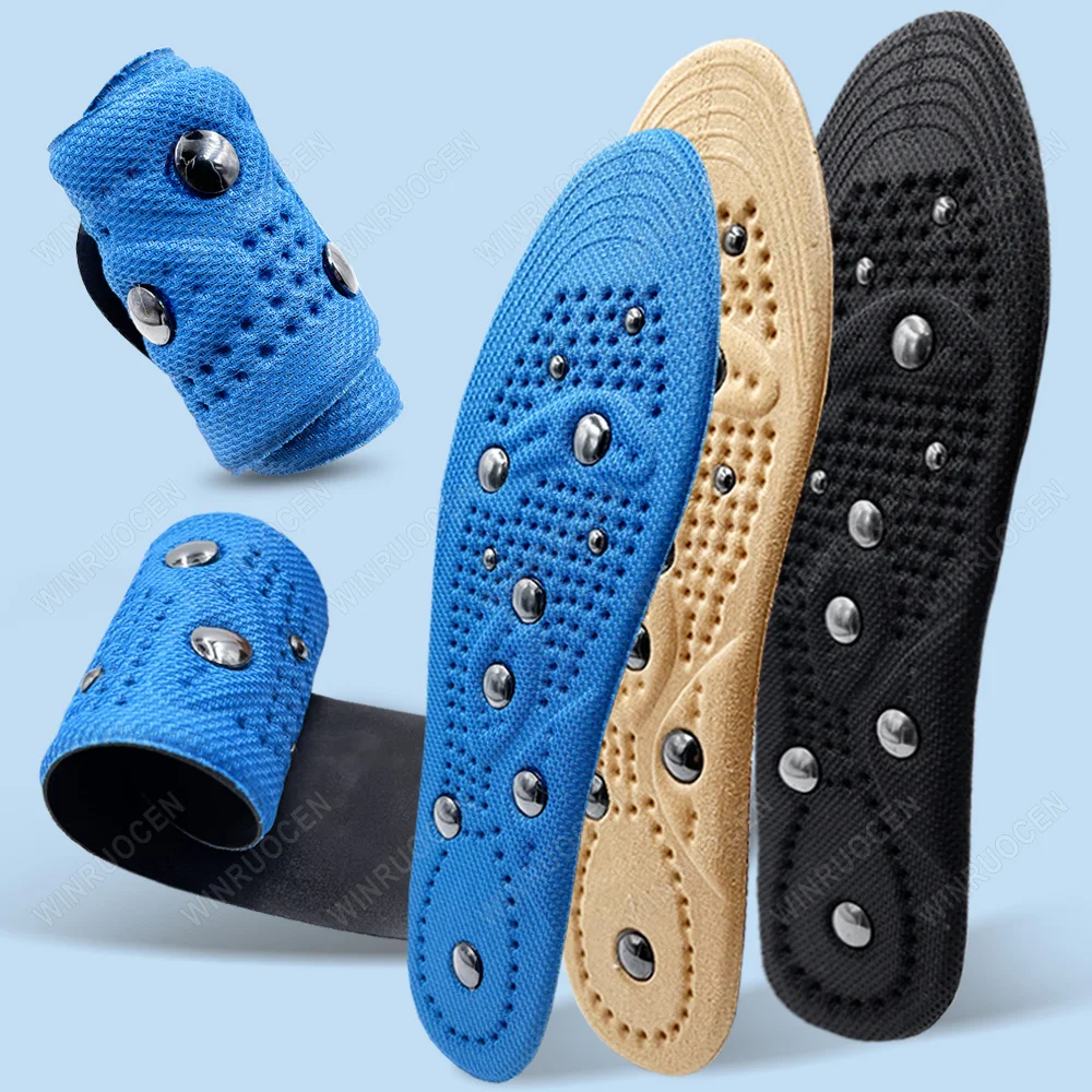 Magnetic Foot Therapy Insoles Orthotic Massage Breathable Insole For Health Strong Magnetism Acupuncture Sports Soles Inserts
Magnetic Foot Therapy Insoles Orthotic Massage Breathable Insole For Health Strong Magnetism Acupuncture Sports Soles Inserts