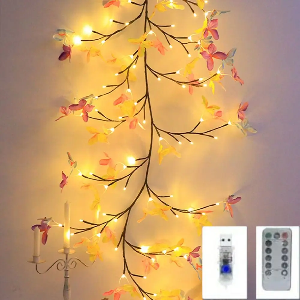 With Remote Blossom Branch Light USB Supply 8 Light Modes Butterfly Tree Branch Light Floral Pattern
With Remote Blossom Branch Light USB Supply 8 Light Modes Butterfly Tree Branch Light Floral Pattern