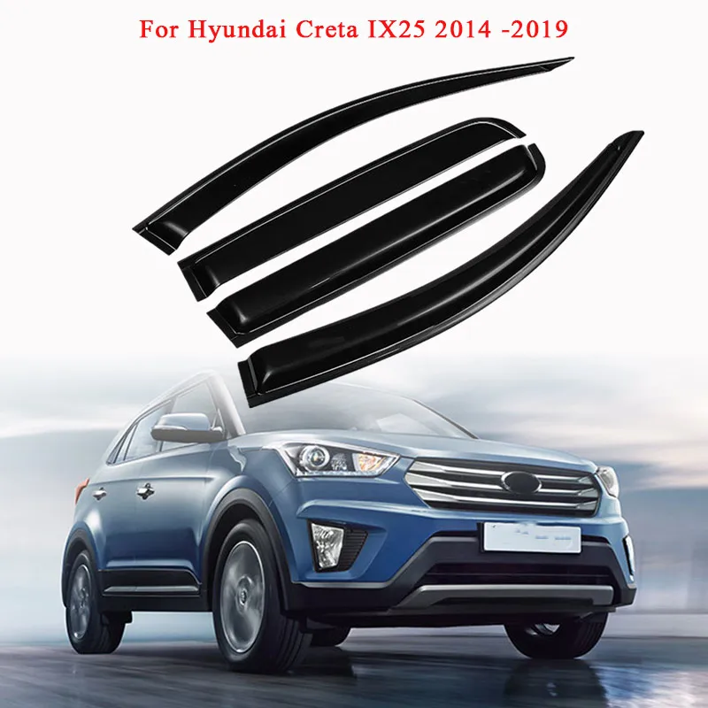 Car Window Visors Rain Sun Guard Vent Wind Deflector Weathershield Moulding Trim For Hyundai Creta IX25 2014-2019
Car Window Visors Rain Sun Guard Vent Wind Deflector Weathershield Moulding Trim For Hyundai Creta IX25 2014-2019
