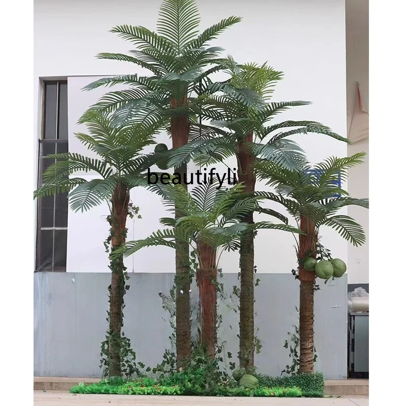 Artificial Coconut Fake Coconut Tree Large Indoor and Outdoor Mall Decoration Fiberglass Palm Tree Tropical Coconut
Artificial Coconut Fake Coconut Tree Large Indoor and Outdoor Mall Decoration Fiberglass Palm Tree Tropical Coconut