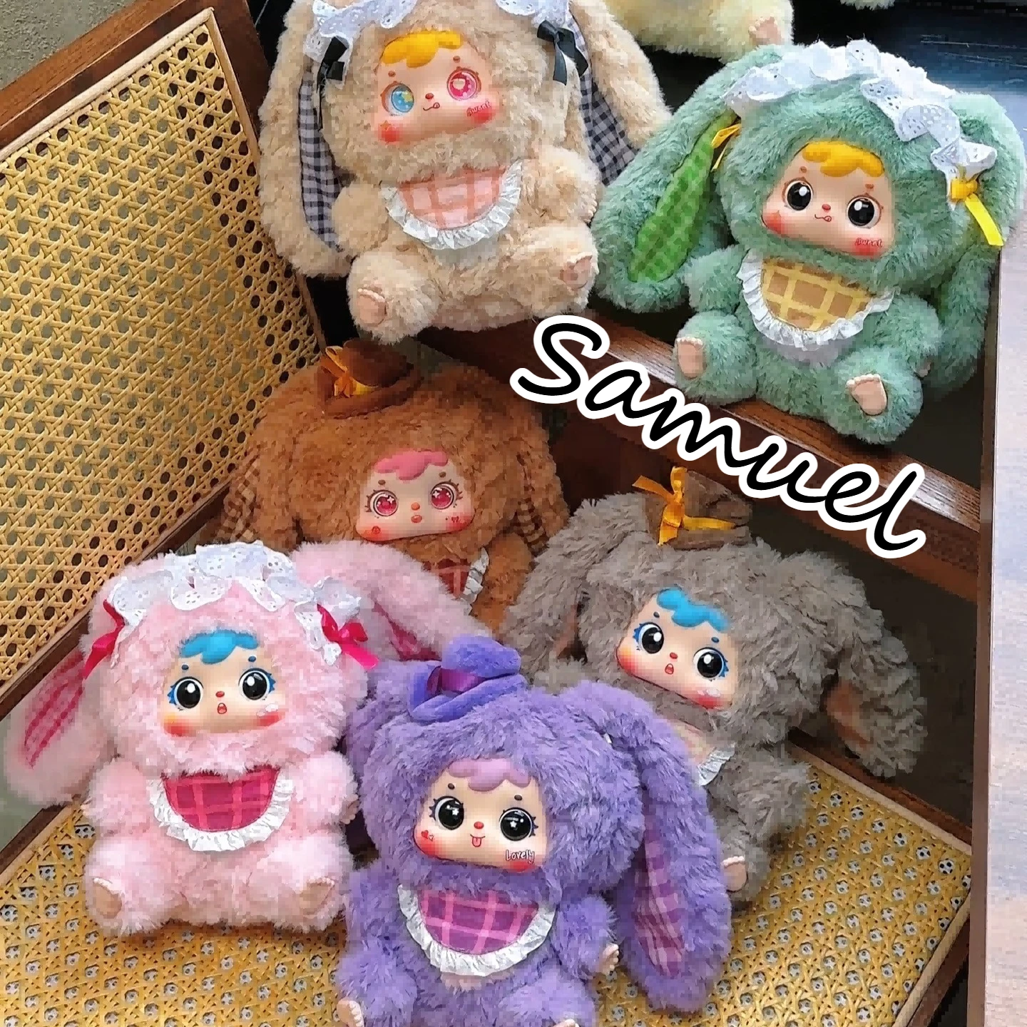 Samuel Rabbit Family Series Blind Box Mystery Box Cartoon Kawaii Desktop Decoration Toy Bag Pendant Surprise Collectibles Gift
Samuel Rabbit Family Series Blind Box Mystery Box Cartoon Kawaii Desktop Decoration Toy Bag Pendant Surprise Collectibles Gift