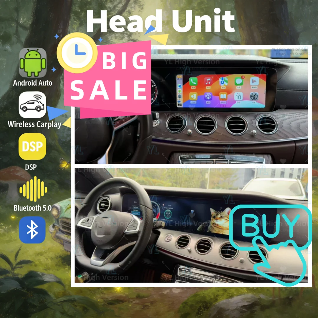 Dual Screen Upgrade Android 13 Car Radio GPS Navigation Instrument Meter for Mercedes Benz E Class W213 2016-2023 BT 5.0 4G Unit
Dual Screen Upgrade Android 13 Car Radio GPS Navigation Instrument Meter for Mercedes Benz E Class W213 2016-2023 BT 5.0 4G Unit