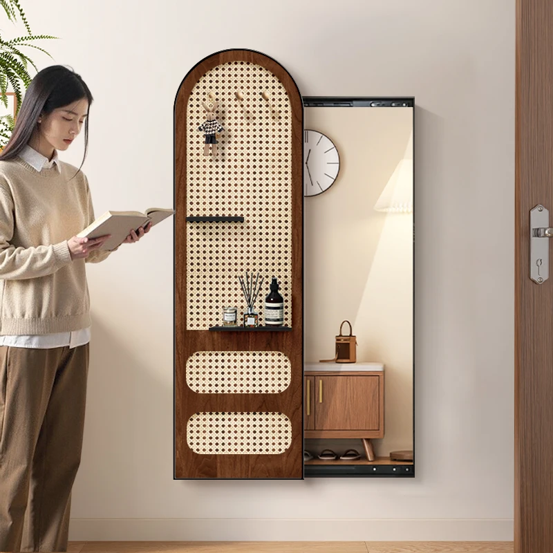 Medieval style entrance decorative painting invisible full body mirror hanging painting hidden sliding mirror hole plate retro f
Medieval style entrance decorative painting invisible full body mirror hanging painting hidden sliding mirror hole plate retro f