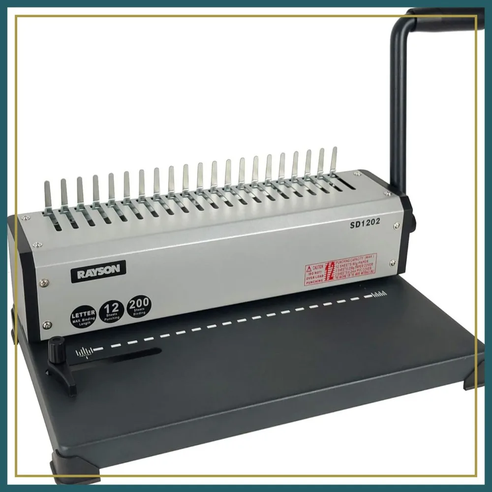 19-Hole Comb Binding Machine, Max Letter Size Punch, Daily Binding Tool
19-Hole Comb Binding Machine, Max Letter Size Punch, Daily Binding Tool