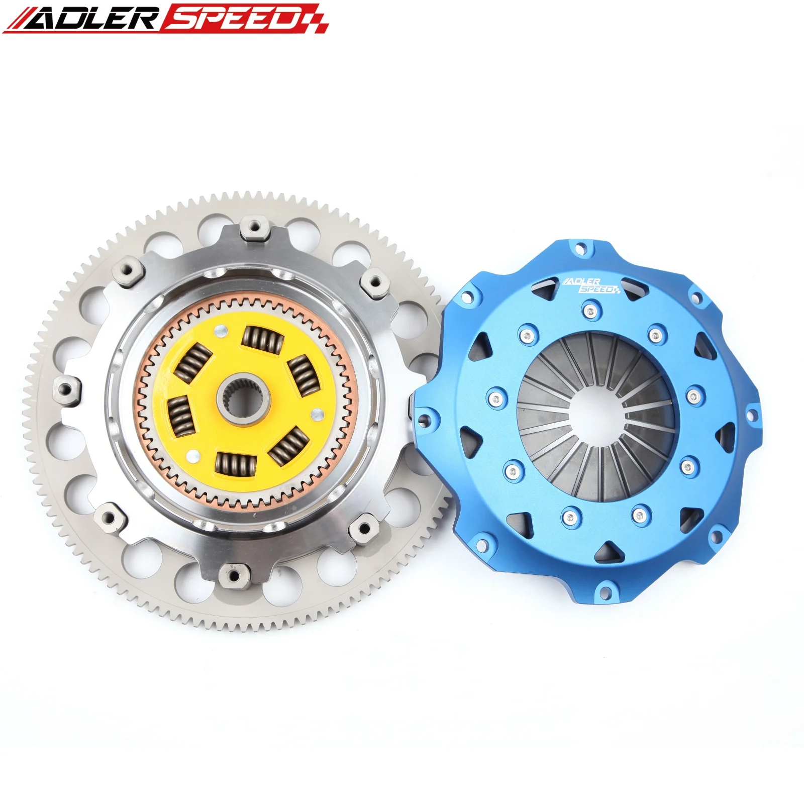 ADLERSPEED 8.5" 215mm Sprung Clutch/ Race /Street Twin Disc Clutch Kit For Acura RSX TSX Honda Civic Si K20 K24 K-SERIES
ADLERSPEED 8.5" 215mm Sprung Clutch/ Race /Street Twin Disc Clutch Kit For Acura RSX TSX Honda Civic Si K20 K24 K-SERIES