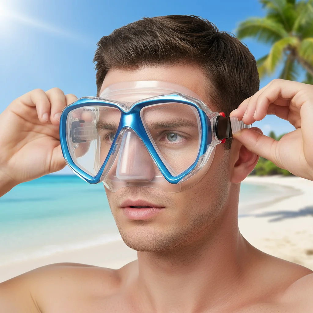 Adult Diving Mask HD Swim Mask with Nose Cover ,With Anti-Fog Spray,Scuba Diving Goggles,Tempered Glass
Adult Diving Mask HD Swim Mask with Nose Cover ,With Anti-Fog Spray,Scuba Diving Goggles,Tempered Glass