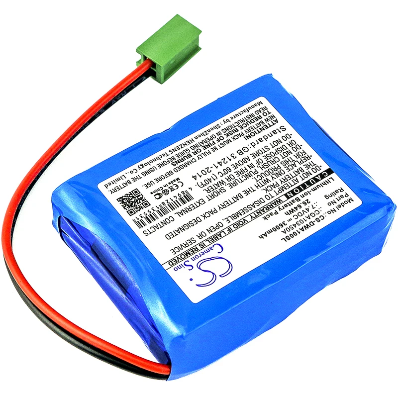 Сменная перезаряжаемая батарея Cameron Sino 7.4V 3600mAh E-1080, CGA103450A для системы выравнивания колес CEMB DWA 1000, DWA1000
Сменная перезаряжаемая батарея Cameron Sino 7.4V 3600mAh E-1080, CGA103450A для системы выравнивания колес CEMB DWA 1000, DWA1000