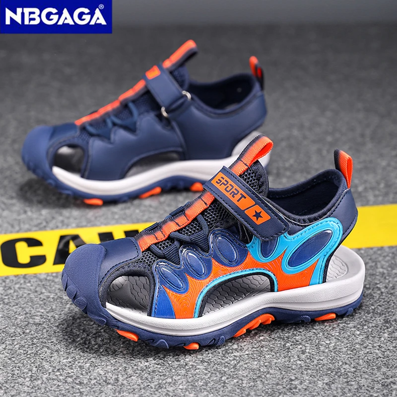 Summer Sport Sandals for Children's 5-16 Years Boys Breathable Anti-Slip Beach Water Shoes Outdoor Anti-Bump Walking Sandails
Summer Sport Sandals for Children's 5-16 Years Boys Breathable Anti-Slip Beach Water Shoes Outdoor Anti-Bump Walking Sandails
