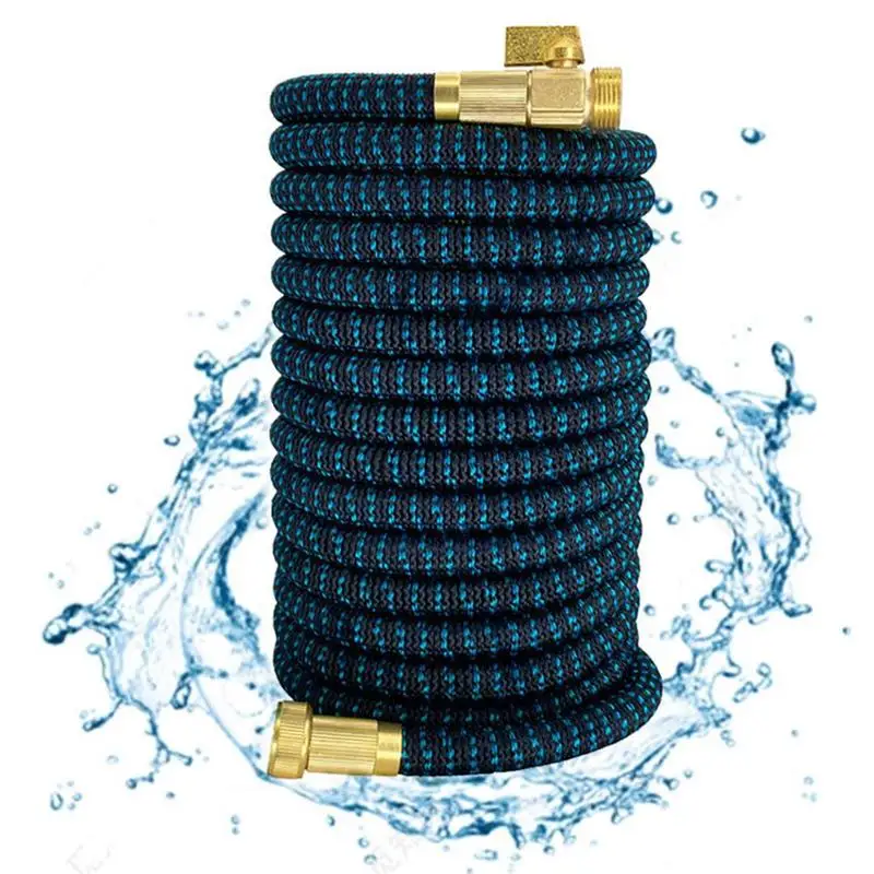 Expandable Durable Garden Hose, Retractable Kink-free Water Hose with 3/4'' Solid Brass Fitting Connectors
Expandable Durable Garden Hose, Retractable Kink-free Water Hose with 3/4'' Solid Brass Fitting Connectors