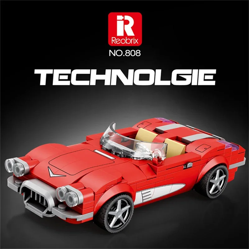228PCS Red Roadster Car Building Block Creative City Vehicle Diy Car Model Bricks Desktop Display Toys For Kids Holiday Gifts
228PCS Red Roadster Car Building Block Creative City Vehicle Diy Car Model Bricks Desktop Display Toys For Kids Holiday Gifts