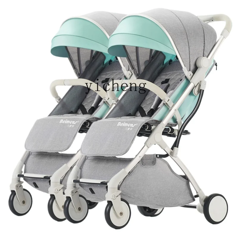 XL Twin Baby Stroller Sitting Lying Detachable Ultralight Portable Folding Stroller
XL Twin Baby Stroller Sitting Lying Detachable Ultralight Portable Folding Stroller