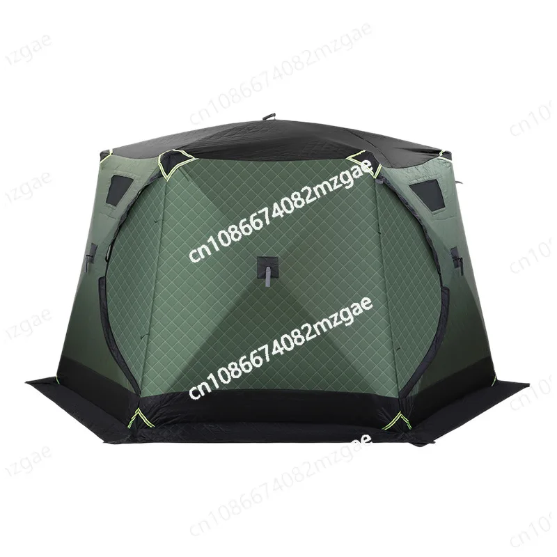 Winter thickened warm cotton tent four corners cotton windproof winter fishing tent hexagonal camping equipment ice fishing tent
Winter thickened warm cotton tent four corners cotton windproof winter fishing tent hexagonal camping equipment ice fishing tent