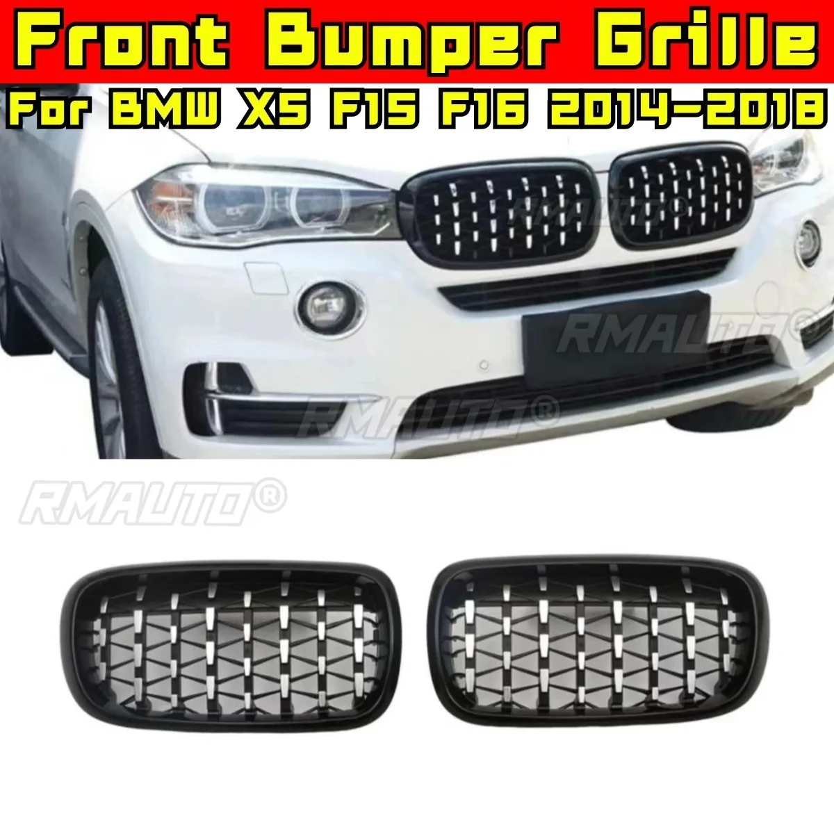 Car Bumper Grill Decorative Strips Racing Grille Body Kit Front Bumper Grill For BMW X5 F15 F16 2014-2018 Exterior Part
Car Bumper Grill Decorative Strips Racing Grille Body Kit Front Bumper Grill For BMW X5 F15 F16 2014-2018 Exterior Part