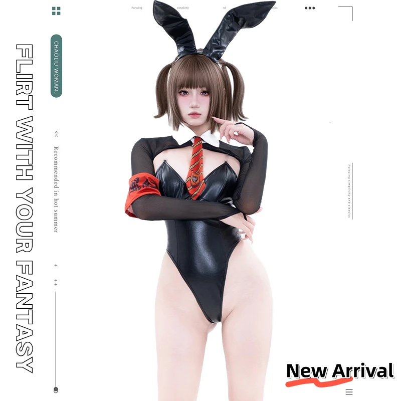 SENMHS Original Anime Kawaii Bunny Girl Cosplay Costume Women Sexy Patent Leather Bodysuit School Girl Halloween Party Outfit
SENMHS Original Anime Kawaii Bunny Girl Cosplay Costume Women Sexy Patent Leather Bodysuit School Girl Halloween Party Outfit