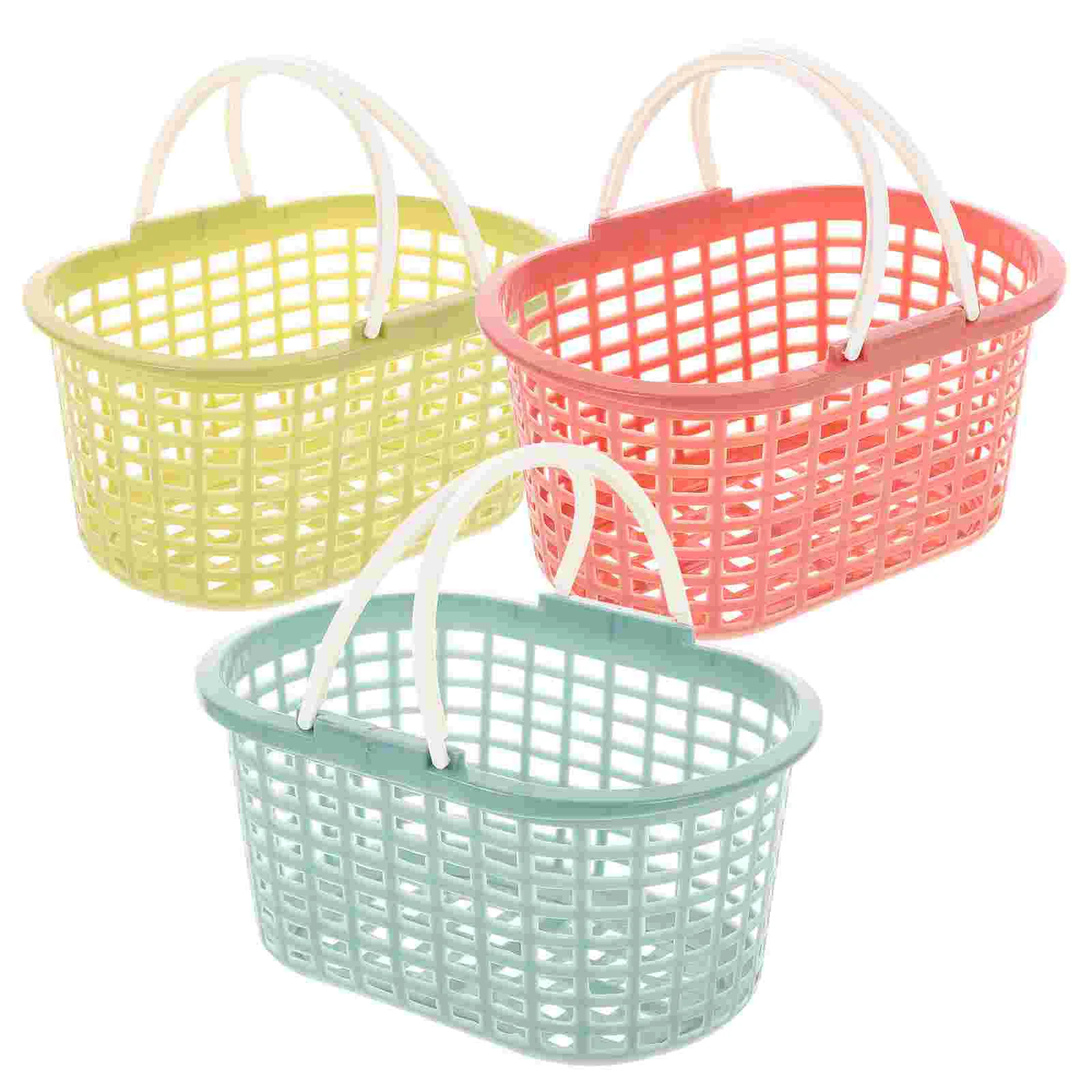3 Pcs Small Basket Kitchen Vegetable and Fruit Three-piece Set (blue Travel Handles Hamper
3 Pcs Small Basket Kitchen Vegetable and Fruit Three-piece Set (blue Travel Handles Hamper