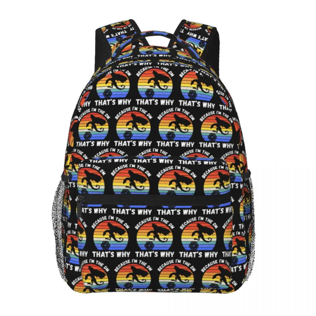 Because I'm The DM That's Why IV - RPG D20 Backpack Student BookBag Children School Bag Computer Shoulder Bags for Boys Girls
Because I'm The DM That's Why IV - RPG D20 Backpack Student BookBag Children School Bag Computer Shoulder Bags for Boys Girls