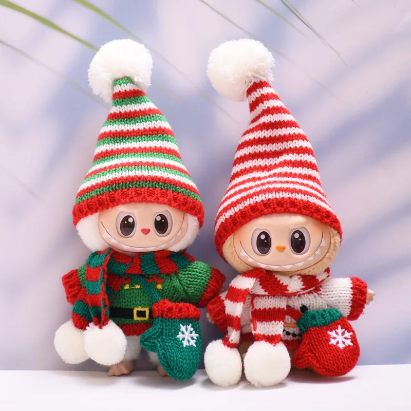 Doll Clothes for Labubu Idol V1 V2 Outfit Accessories Christmas Sweater Set Mini Plush Doll'S Clothes Kid Gift
Doll Clothes for Labubu Idol V1 V2 Outfit Accessories Christmas Sweater Set Mini Plush Doll'S Clothes Kid Gift