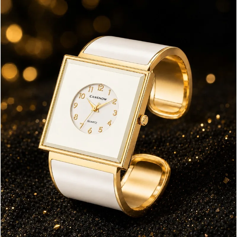 Luxury Square Cuff Bangle Watches for Women Classic Numeral Dial Quartz Women Bracelet Watch Elegant Dress Jewelry Gift Relogio
Luxury Square Cuff Bangle Watches for Women Classic Numeral Dial Quartz Women Bracelet Watch Elegant Dress Jewelry Gift Relogio