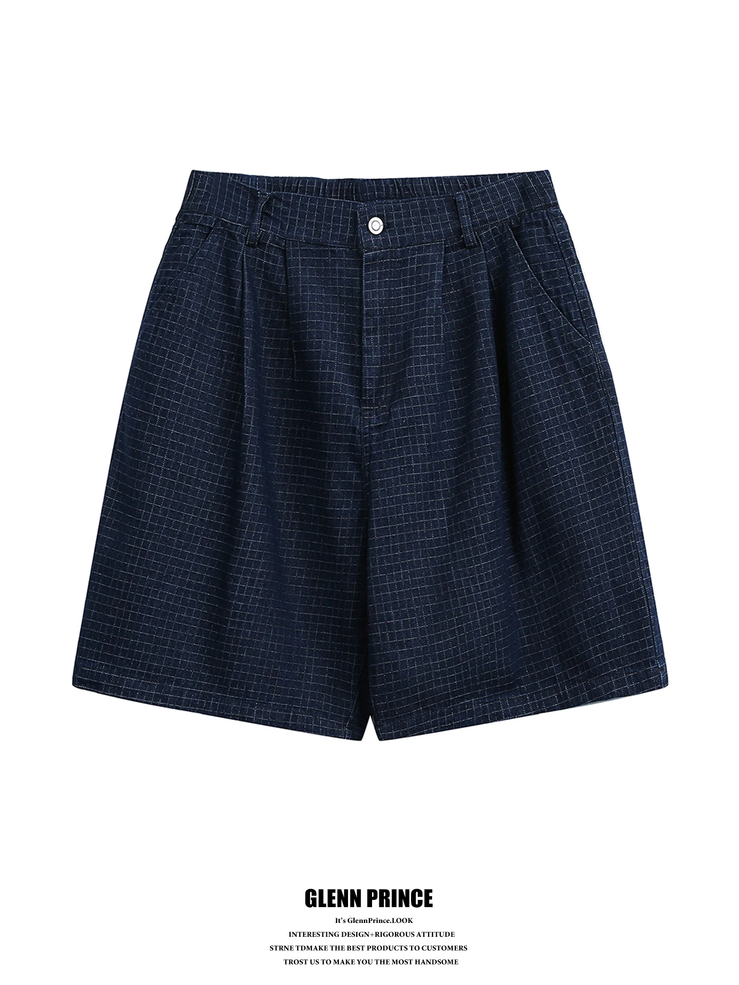 Loose Wide Leg Short Pants Men's Summer Casual Loose Feeling Retro Plaid Patterned Five-Quarter Lengths Comfortable Fit Shorts
Loose Wide Leg Short Pants Men's Summer Casual Loose Feeling Retro Plaid Patterned Five-Quarter Lengths Comfortable Fit Shorts