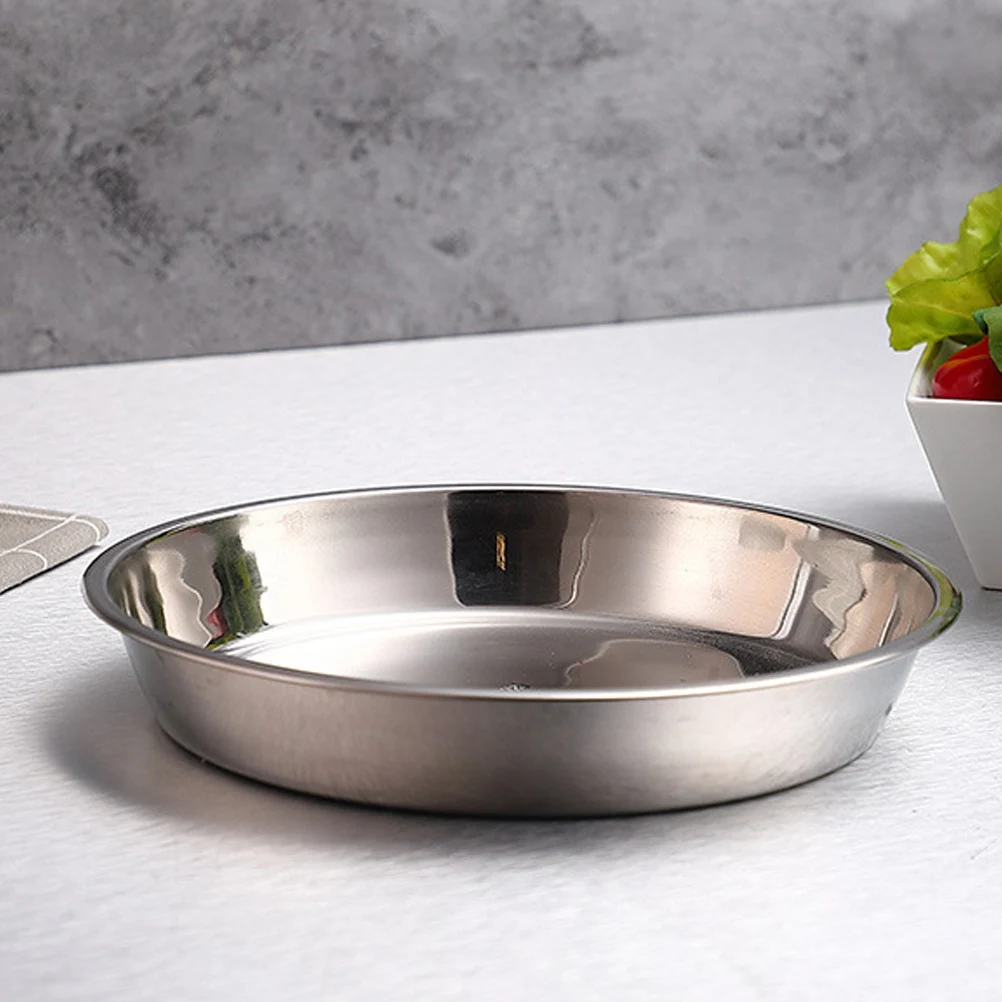 Stainless Steel Cake Pan Baking Dishes Appetizer Plate Pizza Pans Dessert Serving Platter Fruit Metal Dinner Pie
Stainless Steel Cake Pan Baking Dishes Appetizer Plate Pizza Pans Dessert Serving Platter Fruit Metal Dinner Pie