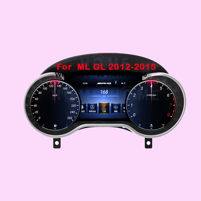 Virtual Instrument Cluster CockPit Digital Dashboard Panel LCD Speedometer for Mercedes Benz ML W164 GL X164 X166 2012 - 2015
Virtual Instrument Cluster CockPit Digital Dashboard Panel LCD Speedometer for Mercedes Benz ML W164 GL X164 X166 2012 - 2015