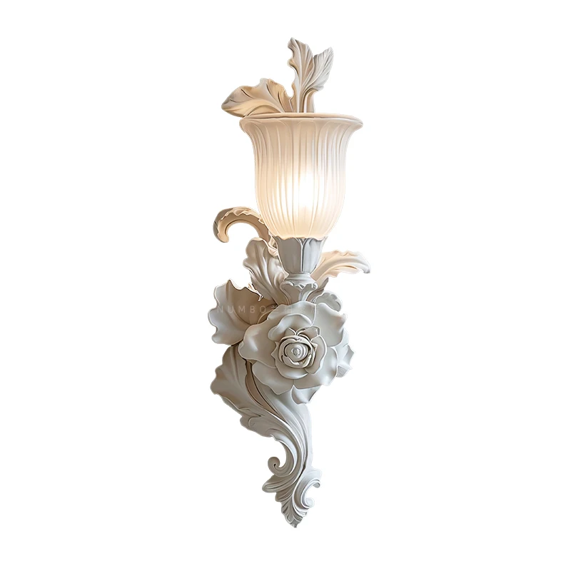 Wall lamp, living room entrance corridor background engraving, advanced cream wind flower wall lamp
Wall lamp, living room entrance corridor background engraving, advanced cream wind flower wall lamp