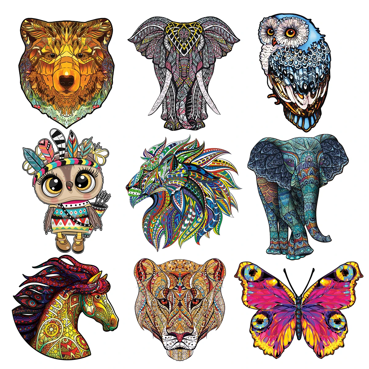 Симпатичный Лев слон лошадь головоломка игры для взрослых детей элегантная форма деревянные животные Пазлы интересные животные доска набор игрушек 
Симпатичный Лев слон лошадь головоломка игры для взрослых детей элегантная форма деревянные животные Пазлы интересные животные доска набор игрушек