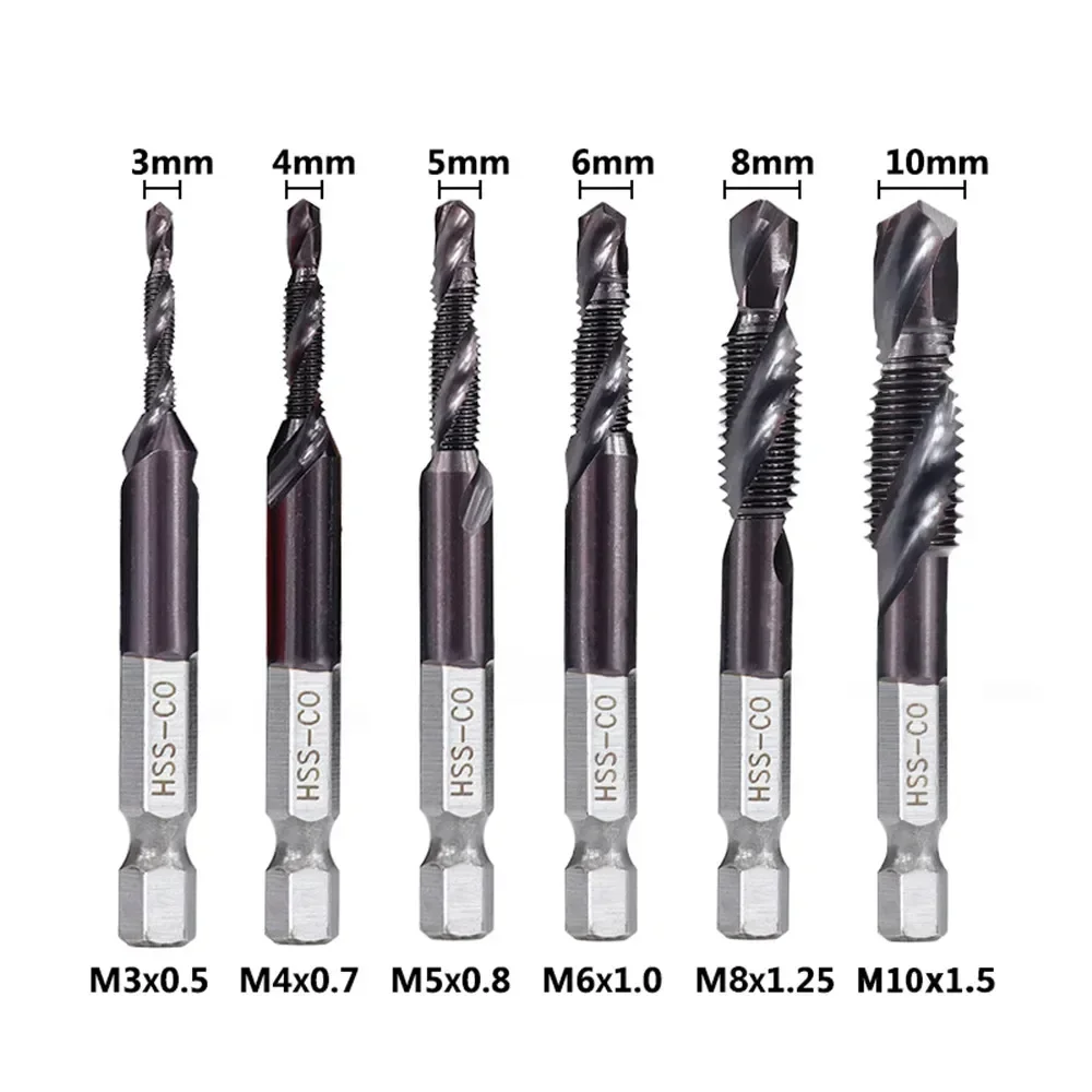 Screw Tap Drill Bit M3 M4 M5 M6 M8 M0 Hex Shank Thread Threading Machine Tools Hrc89 Metric Plug
Screw Tap Drill Bit M3 M4 M5 M6 M8 M0 Hex Shank Thread Threading Machine Tools Hrc89 Metric Plug