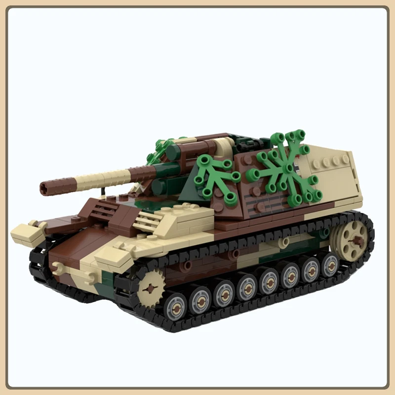 MOC- 158538 Строительные блоки Wild Bee, самоходный артиллерийский танк, военная модель танка, креативный подарок, набор строительных блоков-головоломка
MOC- 158538 Строительные блоки Wild Bee, самоходный артиллерийский танк, военная модель танка, креативный подарок, набор строительных блоков-головоломка