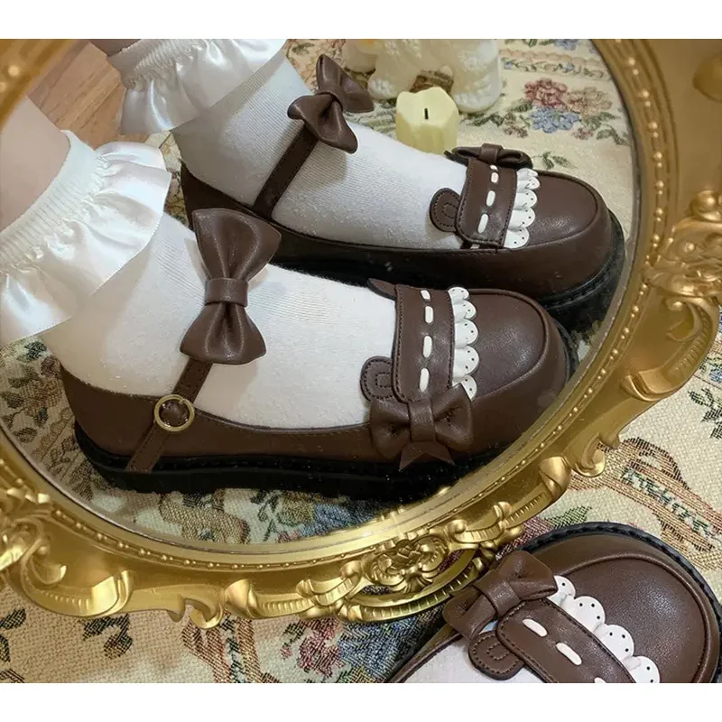Original Bobo bear big head lo shoes lovely sweet Lolita shoes fashion elegant casual girls jk flat shoes
Original Bobo bear big head lo shoes lovely sweet Lolita shoes fashion elegant casual girls jk flat shoes