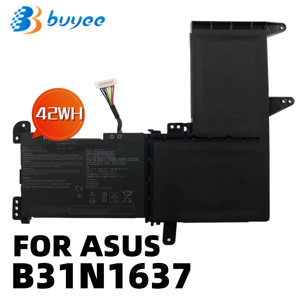 Новинка 11,52 в 42Wh B31N1637 Сменный аккумулятор для ноутбука ASUS VivoBook A510 X510 X510UA X510UF S510UA S510UQ S510UN F510U R520
Новинка 11,52 в 42Wh B31N1637 Сменный аккумулятор для ноутбука ASUS VivoBook A510 X510 X510UA X510UF S510UA S510UQ S510UN F510U R520