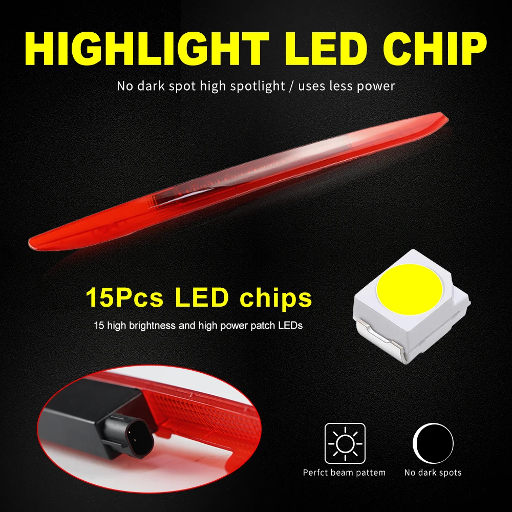 Smoked Lens LED Third Brake Light Assembly for Porsche Boxster 986 1997-2004 Trunk Lid Stop Lamp 9866310500013 LED Brake Lights
Smoked Lens LED Third Brake Light Assembly for Porsche Boxster 986 1997-2004 Trunk Lid Stop Lamp 9866310500013 LED Brake Lights