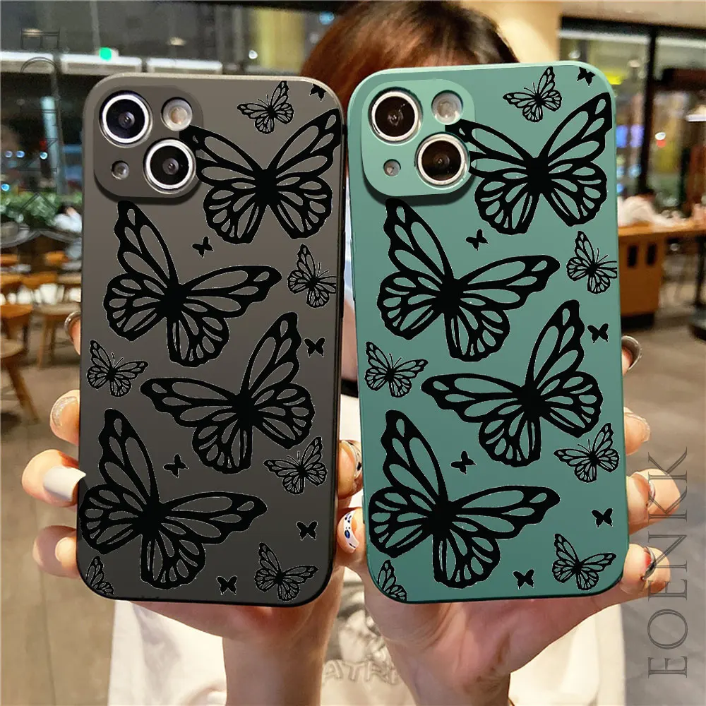 Black butterfly Candy Silicone Soft Cover Phone Case for iPhone 16 15 11 12 Pro 14 13 Pro Max Shockproof Screen Protector Casing
Black butterfly Candy Silicone Soft Cover Phone Case for iPhone 16 15 11 12 Pro 14 13 Pro Max Shockproof Screen Protector Casing