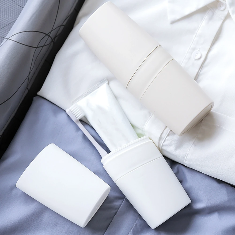 2pcs Toothbrush Set Lightweight Portable Travel Holder Case Storage Organizer White Compact Oral Storage Organizer Care
2pcs Toothbrush Set Lightweight Portable Travel Holder Case Storage Organizer White Compact Oral Storage Organizer Care