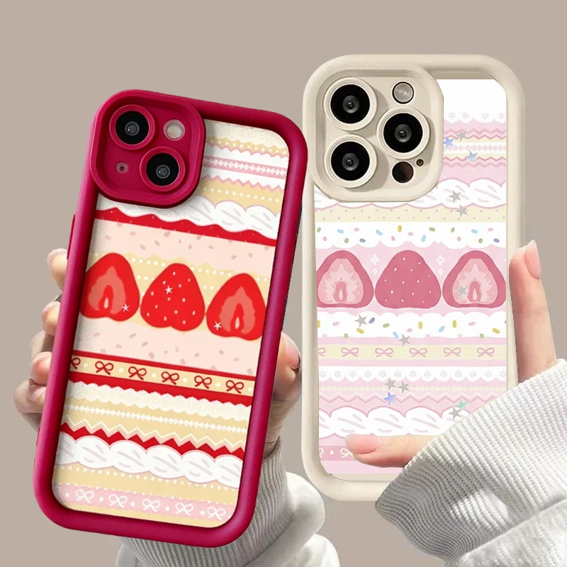 Cute Cream Strawberry Cherry Matte TPU Case For Motorola Moto Edge 60 70 50 Fusion Pro 40Neo G84 G86 G53 G22 G24 G14 G15 G35 G52
Cute Cream Strawberry Cherry Matte TPU Case For Motorola Moto Edge 60 70 50 Fusion Pro 40Neo G84 G86 G53 G22 G24 G14 G15 G35 G52