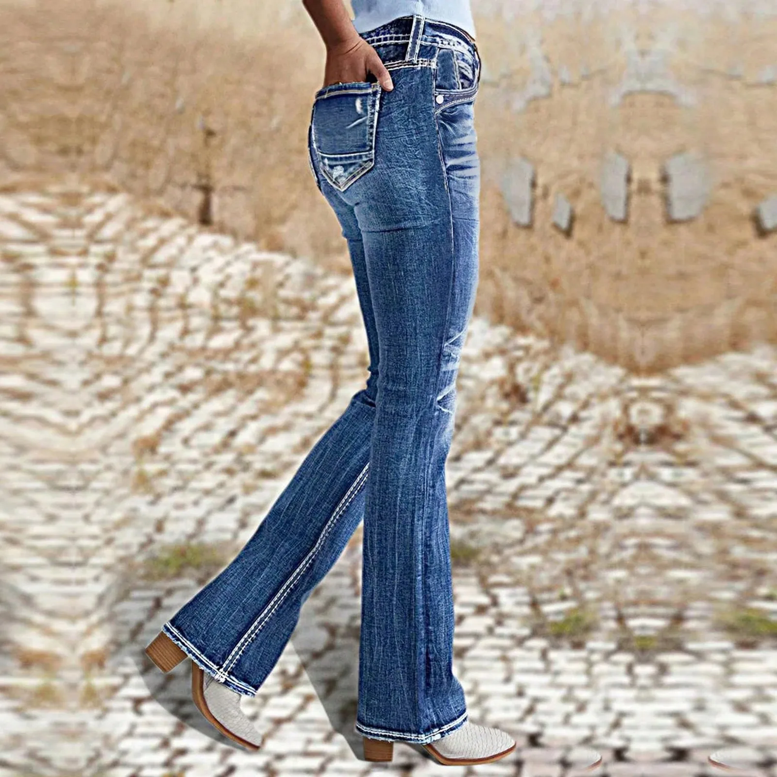 Fashion Women'S Slim Fit Jeans Trend Retro Design Casual Low Waist Denim Pants With Pockets Daily Clothes All-Match Streetwear
Fashion Women'S Slim Fit Jeans Trend Retro Design Casual Low Waist Denim Pants With Pockets Daily Clothes All-Match Streetwear