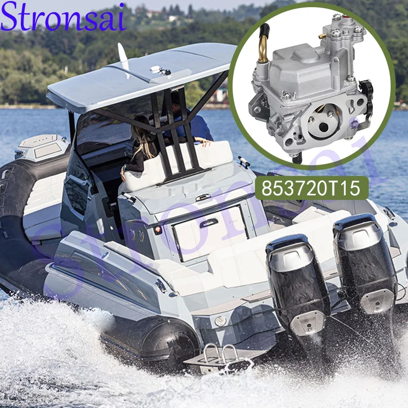 Карбюратор 853720T15 в сборе для подвесного 4-тактного двигателя Mercury Mariner 10HP 15HP 20HP F10 F15 F20 15HP 853720T21 8M0109535 
Карбюратор 853720T15 в сборе для подвесного 4-тактного двигателя Mercury Mariner 10HP 15HP 20HP F10 F15 F20 15HP 853720T21 8M0109535