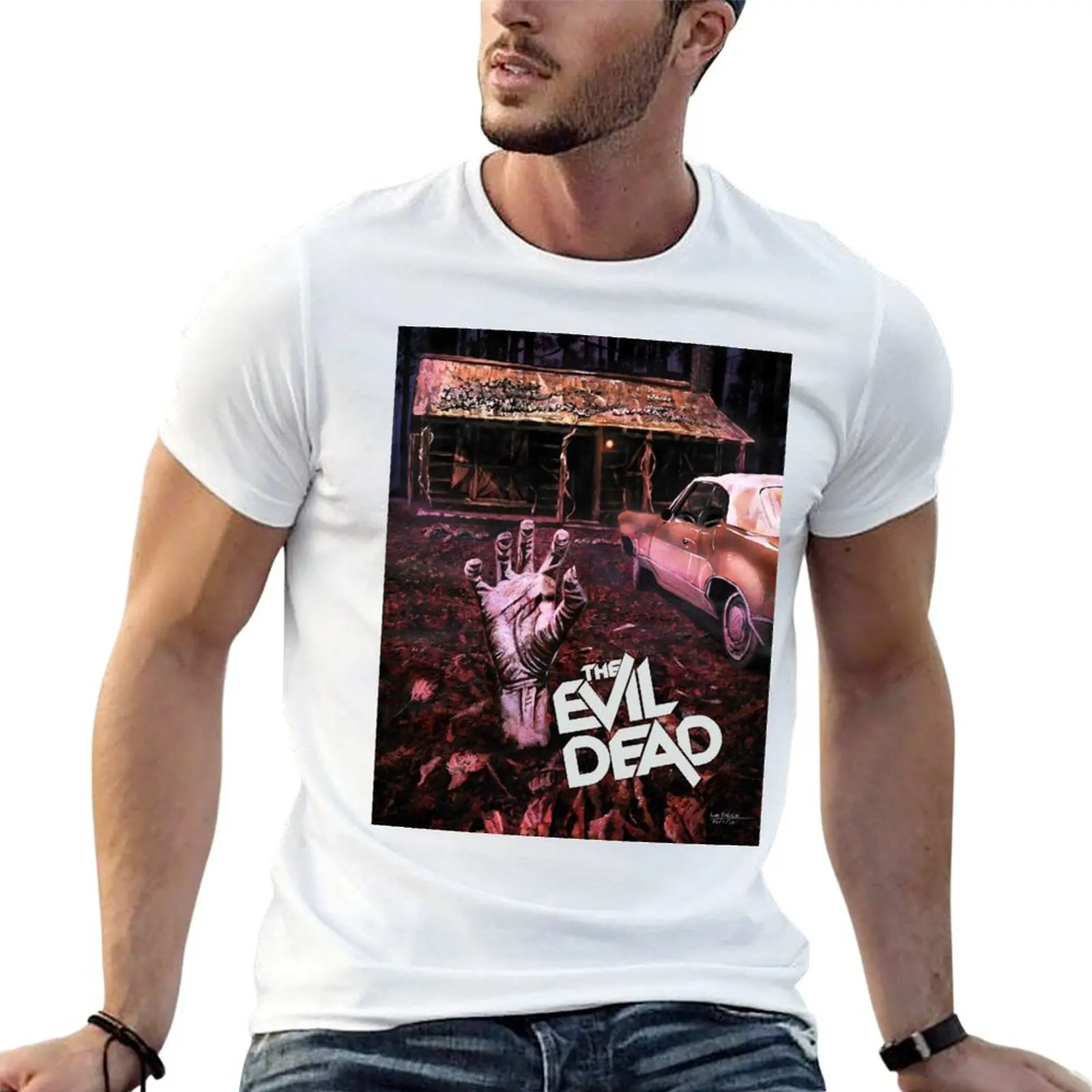 THE EVIL DEAD (1981) - Painted Poster (with title treatment) T-Shirt t shirt man cotton t shirts for man graphic vintage T-Shirt
THE EVIL DEAD (1981) - Painted Poster (with title treatment) T-Shirt t shirt man cotton t shirts for man graphic vintage T-Shirt
