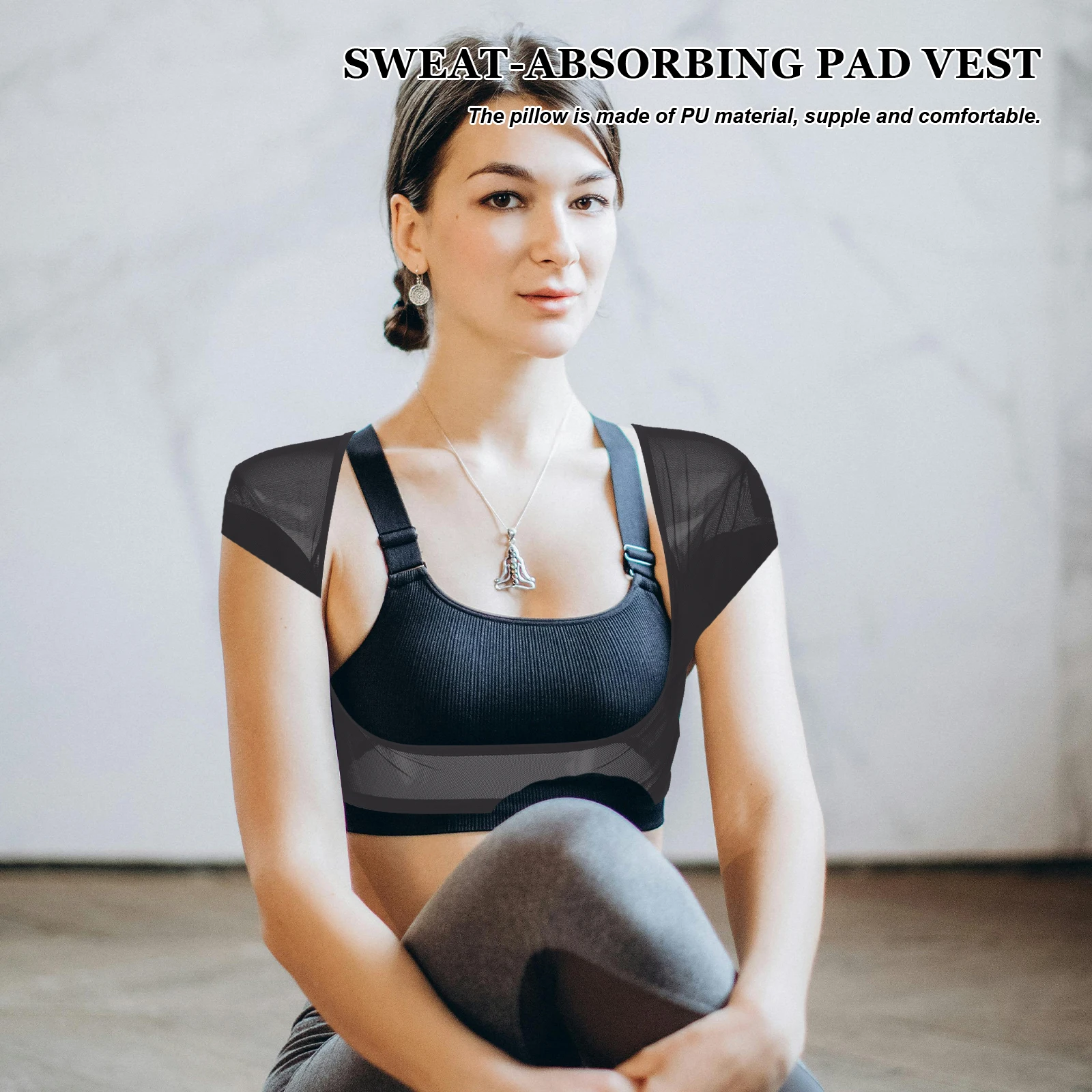 2Pcs Underarm Sweat Pads Armpit Proof Vest Thin Shirt Women Girl Breathable Quick Dry Reusable M Size Shallow Skin Black
2Pcs Underarm Sweat Pads Armpit Proof Vest Thin Shirt Women Girl Breathable Quick Dry Reusable M Size Shallow Skin Black